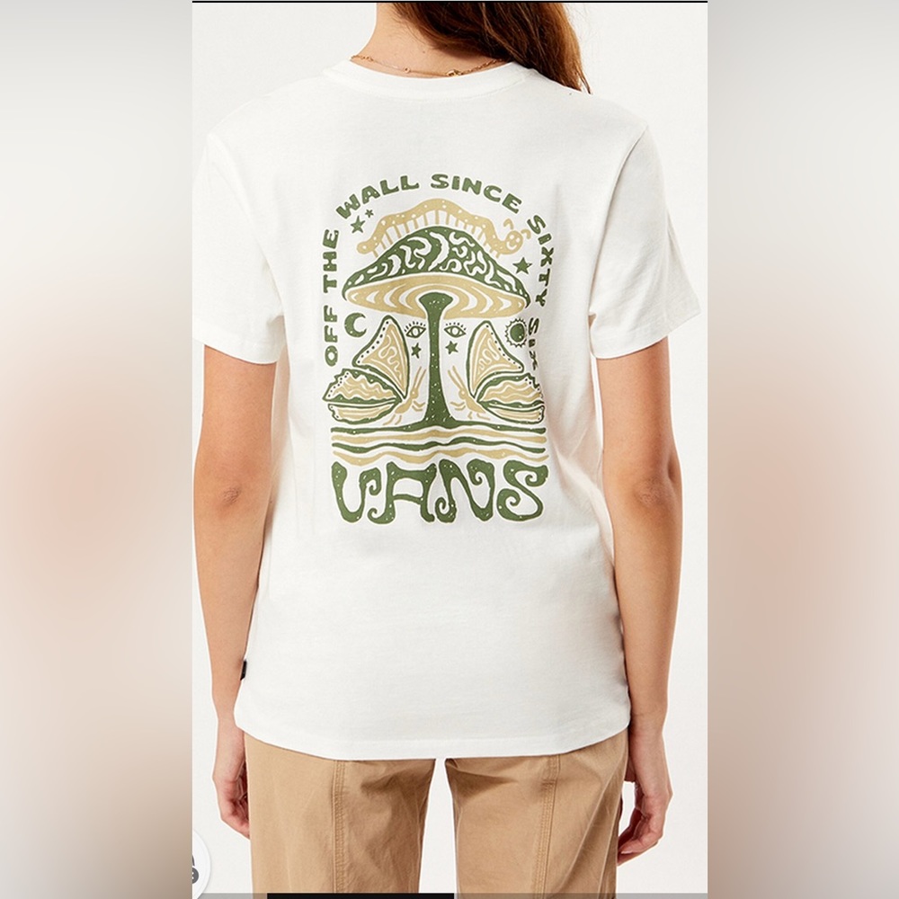 Vans Shroomy Experience Boyfriend T-Shirt. Women’s Medium.